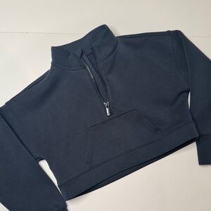 All in Motion Navy Blue Half-Zip Pullover (like new!!)